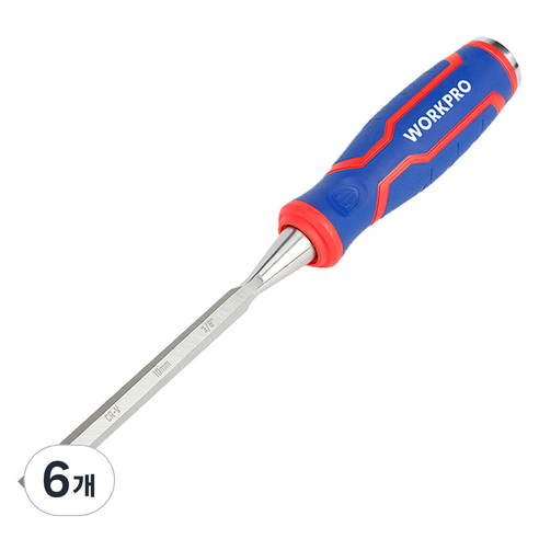 워크프로 목재 끌 10mm WP243005, 6개