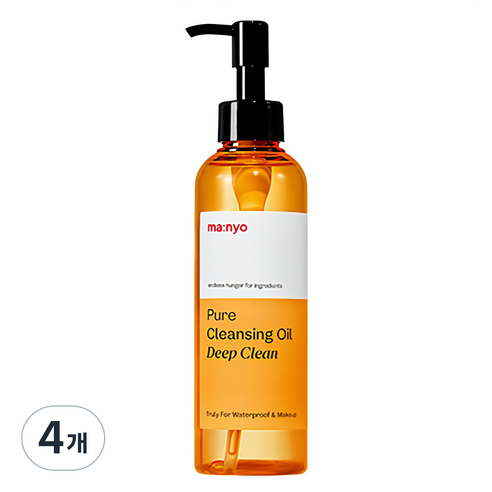 마녀공장 퓨어 클렌징 오일 딥 클린, 200ml, 4개