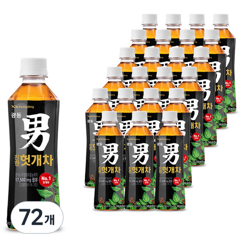 광동진한헛개차, 340ml, 72개