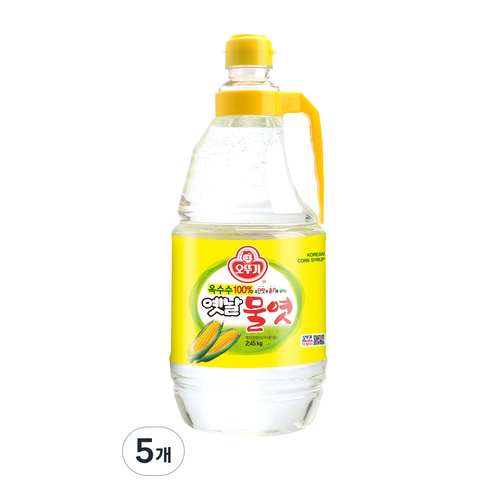 오뚜기 옛날 물엿, 2.45kg, 5개