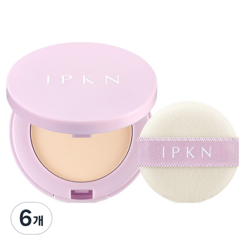 입큰 12.5 미니 퍼퓸 파우더팩트 모이스트 3.5g, 21호, 6개