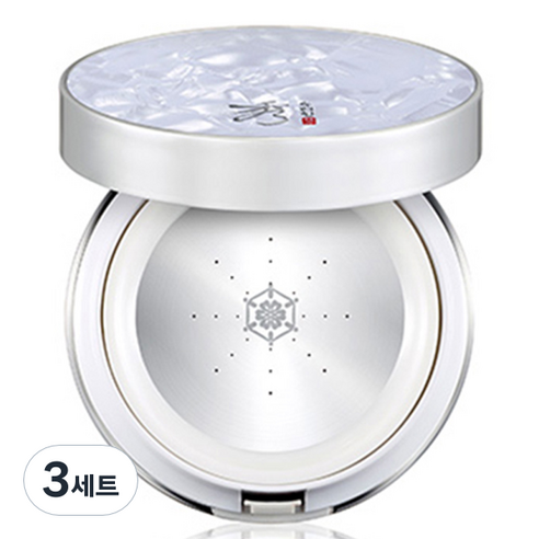 수려한 비책자단 메탈 쿠션 파운데이션 본품 15g + 리필 15g 세트, 21호, 3세트