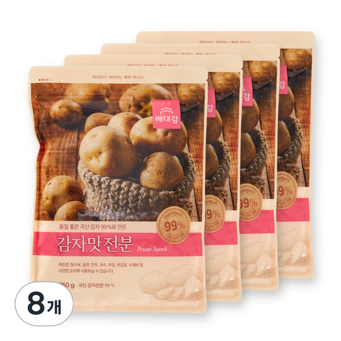 배대감 감자맛 전분, 350g, 8개