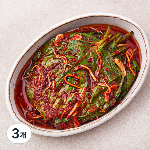 정미경키친 생깻잎무침, 150g, 3개