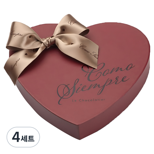 꼬모쎔쁘레 그랑크뤼 콜렉션 하트 초콜릿 세트, 초콜릿 12종, 4세트