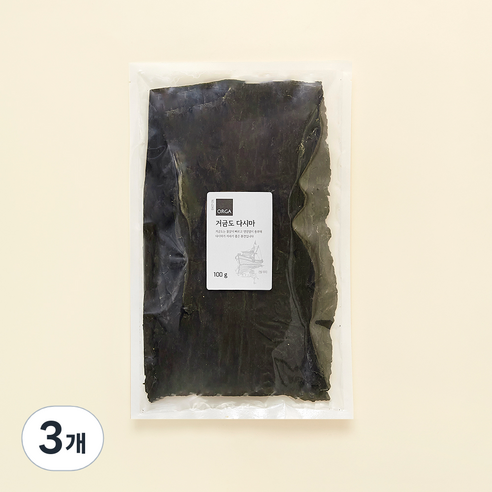 ORGA 거금도 다시마, 3개, 100g