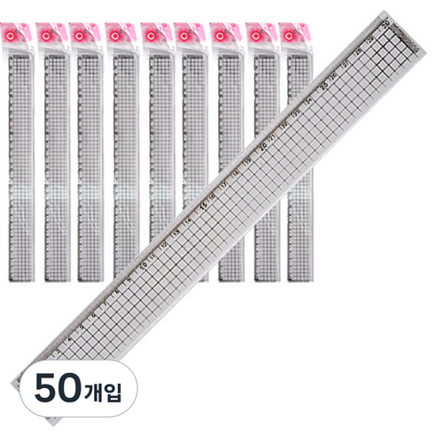 블루마토 30cm 자H, 혼합 색상, 50개입