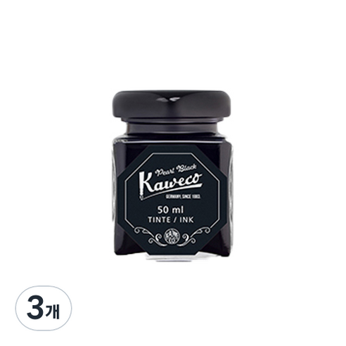 카웨코 병잉크, 펄블랙, 3개