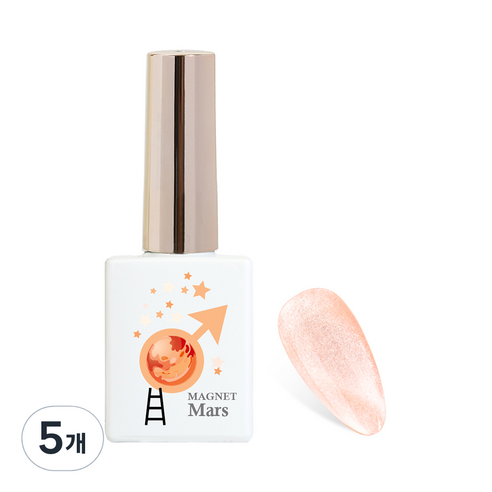 마그넷젤 밀키웨이 컬러젤 10ml, Mars, 5개