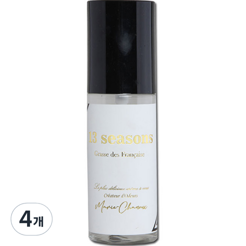 서틴시즌스 섬유탈취제, 70ml, 4개, 우디 그라스