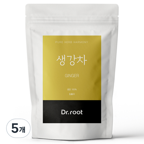 닥터루트 생강 삼각티백, 5개, 25개입, 1.2g