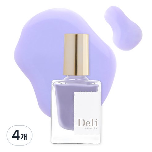델리뷰티 딥시럽 루어인무드 네일컬러 10ml, MSY01 퓨어 라일락, 4개