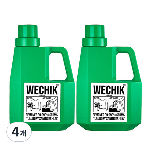 위칙 소독 섬유유연제, 4개, 1.5L