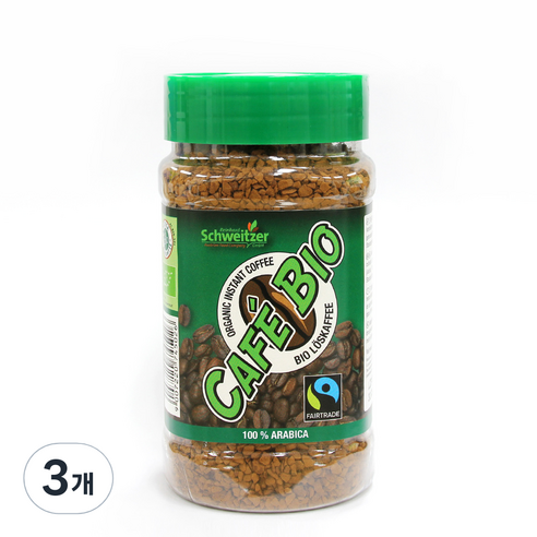 슈바이처 유기농 인스턴트커피 클래식, 100g, 1개입, 3개