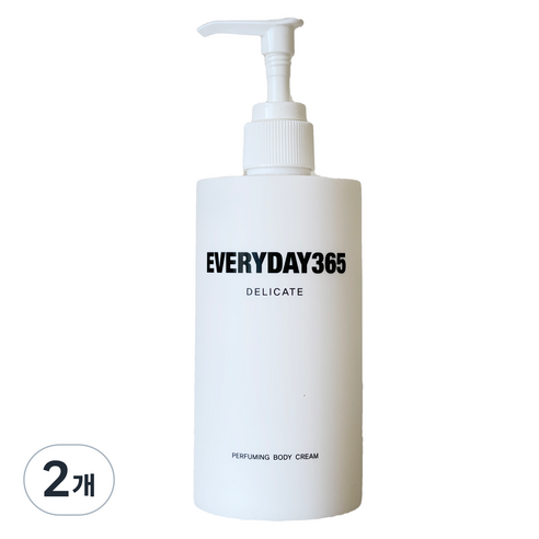 에브리데이365 퍼퓨밍 바디크림 델리케이트, 300ml, 2개