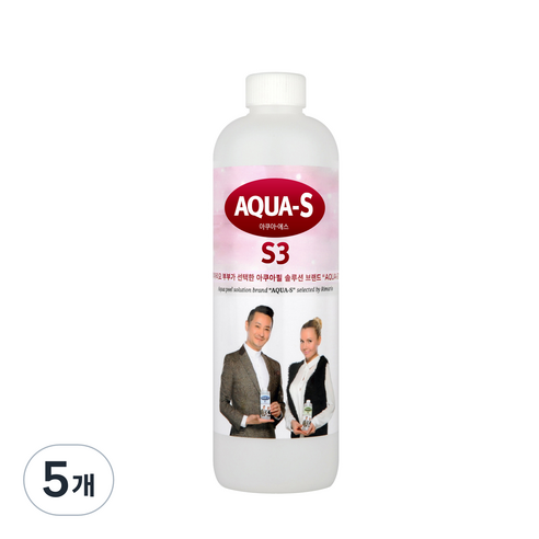 아쿠아에스 아쿠아필 솔루션 홈케어 토너 S3, 500ml, 5개