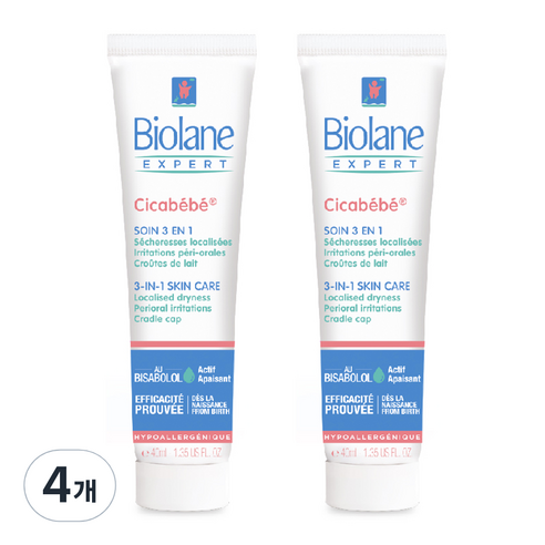 비올란 엑스퍼트 시카 베베 3 in 1 크림, 40ml, 4개