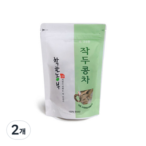 착한농부 작두콩차, 40 g, 2개