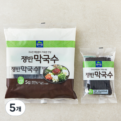 면사랑 쟁반 막국수 5개입, 900g, 5개