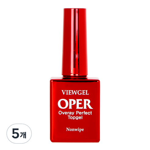 뷰젤 OPER 오버레이 오빠 탑 젤, 10ml, 5개