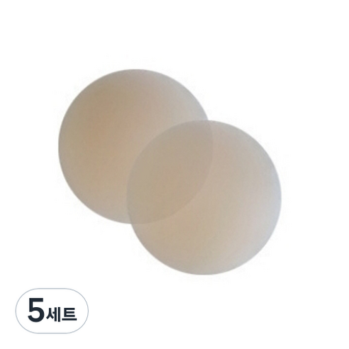 쏘나이스 실리콘 니플패치 라이트베이지 7cm, 5세트