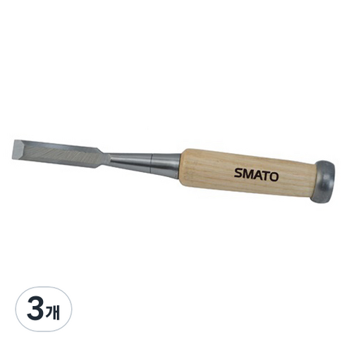 스마토 목공용끌 나무자루 SM-FC10W C1092965, 3개