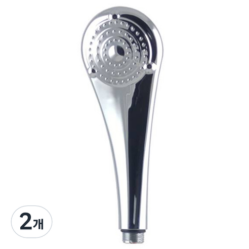 소나기 모닝샤워기 크롬, 2개