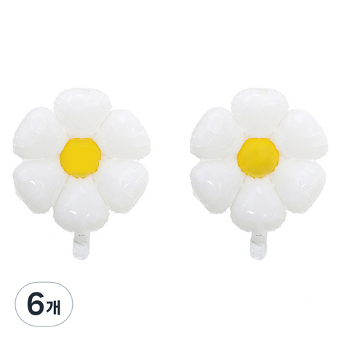 니나마켓 귀여운 파티 풍선, 스몰데이지, 6개