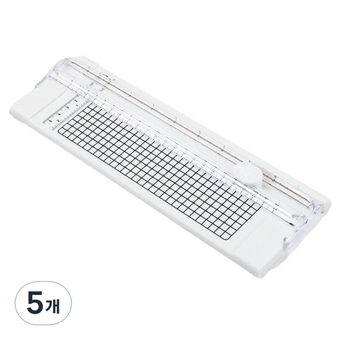 온업 컬러 종이 커터, 화이트, 5개