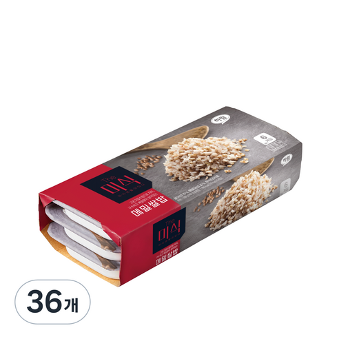 The미식 메밀쌀밥, 180g, 36개