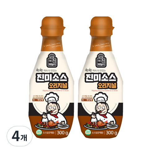 진패밀리 진미소스 오리지널, 300g, 4개