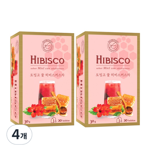 도밍고 꿀히비스커스차, 1.5g, 20개입, 4개