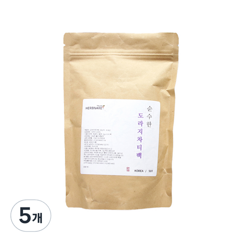 허브나래 도라지차 삼각티백, 1g, 50개입, 5개