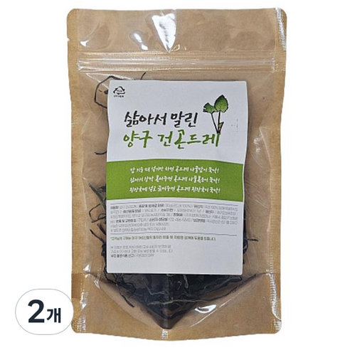 도담들 삶아서 말린 양구 건곤드레, 30g, 2개