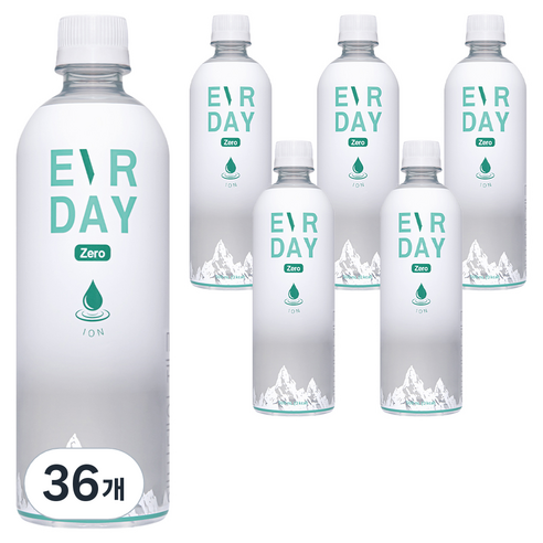 에버데이 제로 이온 음료, 500ml, 36개