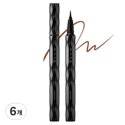 케이트 슈퍼 샤프 라이너 EX4.0 BR-4, 오렌지 브라운, 6개
