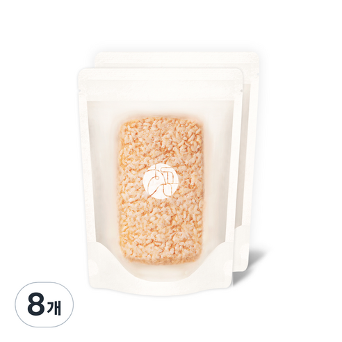 우리곡간 현미 누룽지, 120g, 8개