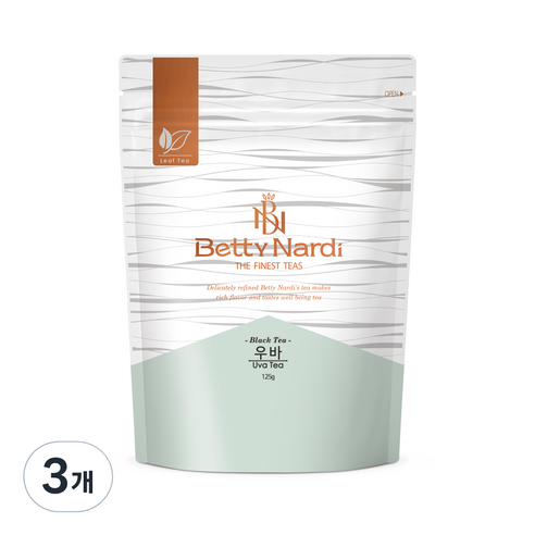 베티나르디 우바 지퍼백, 125g, 3개, 1개입