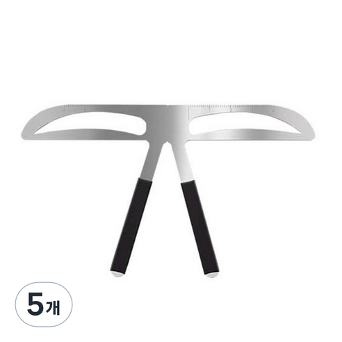 달모아 눈썹 그리기 틀 가이드 곡선형, 혼합색상, 5개