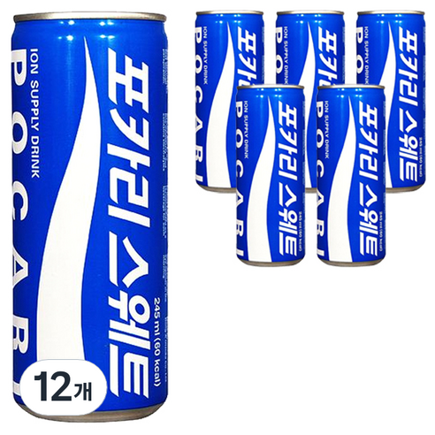 포카리스웨트, 245ml, 12개