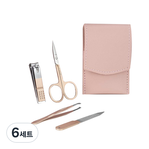 벨라제인 휴대 가정용 손톱깎이도구 세트, 6세트