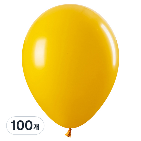셈퍼텍스 풍선 30cm, 허니옐로우, 100개