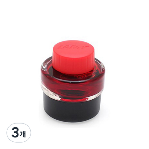 LAMY 병잉크 리필, 레드, 3개