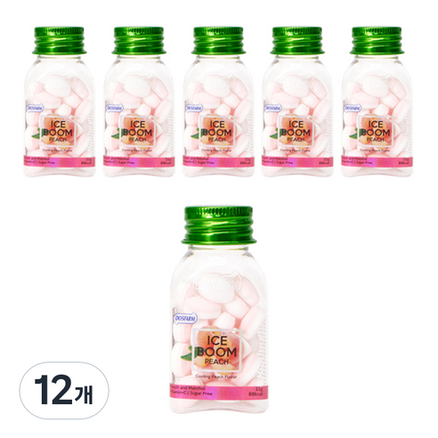 DO''SFARM 아이스붐 복숭아향캔디, 22g, 12개