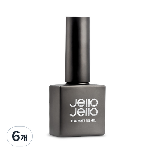 젤로젤로 리얼 매트 탑 젤 10ml, 6개