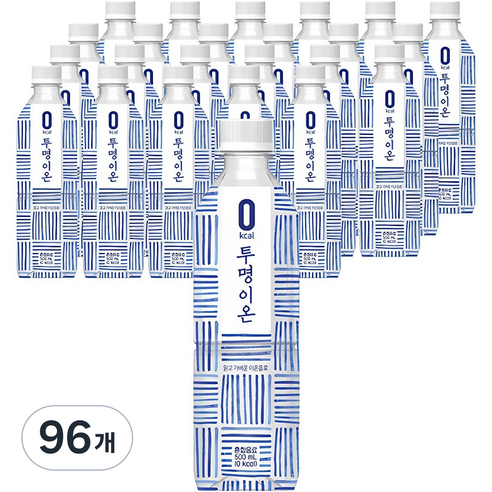 동원 투명 이온 제로, 500ml, 96개