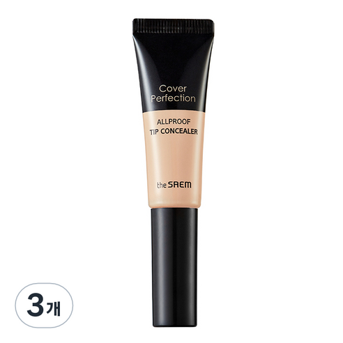 커버 퍼펙션 올프루프 팁 컨실러 12g, 1.5 내추럴 베이지, 3개
