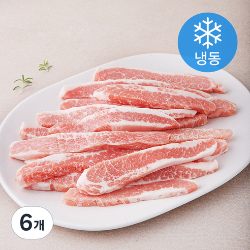 동원 브라질산 항정살 구이용 (냉동), 800g, 6개
