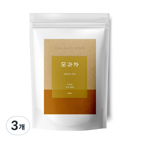 유리아 모과차 삼각티백, 3개, 100개입, 1.2g