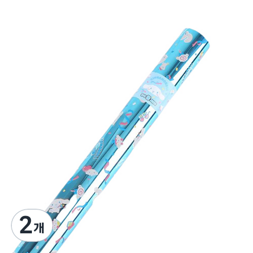 산리오 증착 포장지 시나모롤 53cm x 15m, 블루, 2개